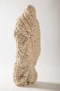 Holly Pickersgill Fennell. June, Perfomance, hand spun merino wool. 5ft6