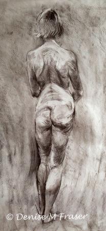 Standing Nude by Denis M Fraser via Artweb
