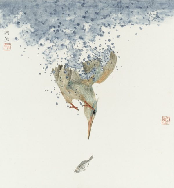 Contemporary artist of Chinese ink painting